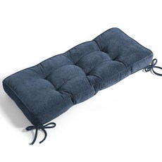 DETIBLUE 실내 가구용 쿠션 14 벤치 2CM 91 35 10 36, 40x15inch, Elita 딥 블루