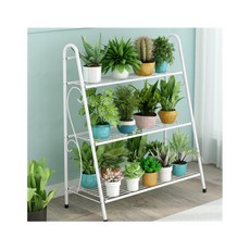 바람담 화분진열대 (화이트) 거실화분진열대
