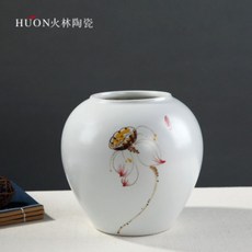 【開發票/統編】日式花瓶組 鮮花/插花兩用 客廳茶桌裝飾花瓶 現代新中式陶瓷花瓶 富貴竹/干花適用 禪意家居擺件 389990, 花瓶矮款一個