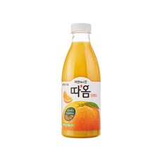 빙그레 따옴 오렌지, 730ml, 10개