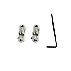 2PCS RC 자동차 보트 샤프트 커플러 모터 커넥터 트럭 선박 DIY 모델 장난감 연결 부품(4mm~4mm)을 위한 범용 조인트, 3.17mm to 4mm