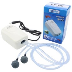 벅스앤미 수족관 산소공급기 실속형 세트 2구형, 1세트