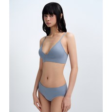 무신사 스탠다드 WOMAN 우먼즈 홀가먼트 브라렛 블루 그레이 202410