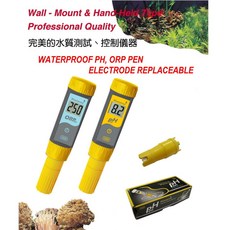 PH 台益 SAGA (酸鹼值 pH測試筆 )送校正液 (4.0 7.0) 雙點校正監測器 防水pH筆 測試器, 1個