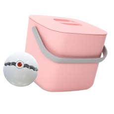 효율적인 청소를 위한 휴대용 자동 야채 청소기 ABS 구조, 분홍색, 핑크색