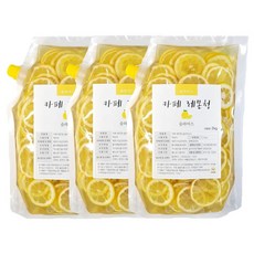 봄앤과일청 카페 레몬청 (슬라이스 2kg 업소용 매장용 대용량), 1개입, 3개