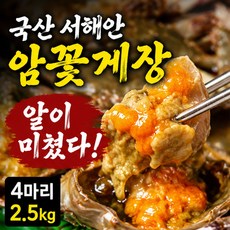 100년보다깊은 서해안 암꽃게장 2.5kg 냉장 당일제조 간장게장, 1개
