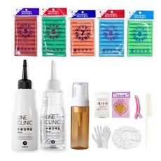 마이홈살롱 할머니펌 셀프펌 세트, 1개, 내츄럴 볼륨펌 5 6 7 8 9(중화공병 포함)