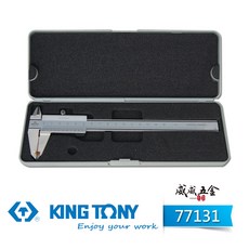 KING TONY 金統立 台灣製 6" 8" 精密游標卡尺 標準型卡尺 精密測量尺 77131-06 08【威威五金】, 1個, 1支 範圍 6" 型號 77131-06