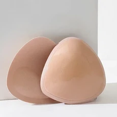 쿠쿠스토어 비키니 새 가슴 스티키 브라 2개 두꺼운 스펀지 패드 볼륨업 실리콘 탈부착 가능한 삽입물 수영, 01 One Size, 06 style 01