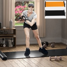 대형 슬라이딩 트레이닝 보드 집에서 유산소 운동, 슬라이딩보드_오렌지, 1개