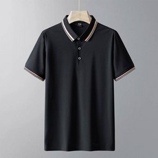 polo衫男大尺碼短袖冰絲夏天襯衫吸濕排汗運動薄款上衣爸爸高級感男裝t恤襯衫透氣速幹衣商務修身涼感衣男裝POLO衫