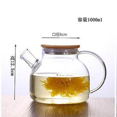 高硼矽玻璃冷水壺, 1000ml, 1套, 1000ml