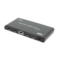 4K HDMI 1대4 분배기 PC 4대 동시출력 60HZ 노트북 컴퓨터 캠코더 콘솔게임기 3D영상플레이 지원, 1개, 상세페이지 참조