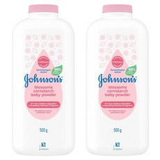 존슨즈베이비 블라썸 콘스타치 파우더, 500g, 2개