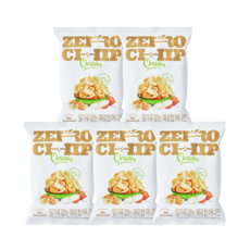 마이노멀 밀가루 없는 제로칩 어니언맛 저당 과자 100% 유기농 현미칩, 5개, 55g