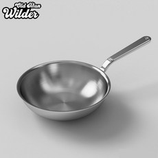 올드맨와일더 316 스테인리스 통5중 후라이팬 26cm 궁중팬 오븐 인덕션 프라이팬, 1개