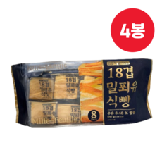 키즈웰 18겹 밀푀유 식빵, 4개, 640g