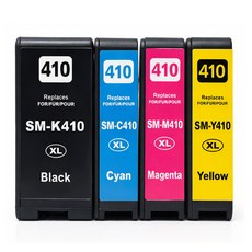 잉크아울렛 삼성 INK-K410 4색 세트 호환잉크 SL-J2920W SL-J2960FW K410 C410 M410 Y410, 1개, INK-410 재생잉크 세트