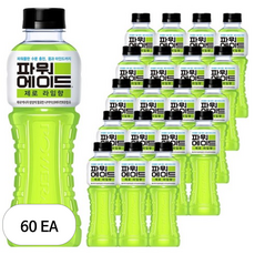 파워에이드 제로 라임향, 600ml, 60개입
