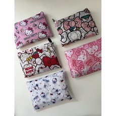 헬로키티 접이식 장바구니 키티 에코백 휴대용 가방, 1아이스크림키티, 1개