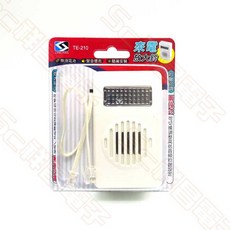 祥昌電子 TE-210 電話音量放大鈴，燈光顯示，聲音響亮，無需電池, 1個