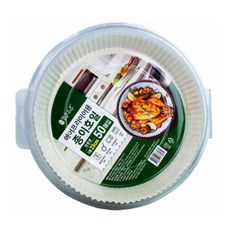 맑은하루 50매입 에어프라이용 종이호일 23cm, 본상품, 1개, 1개