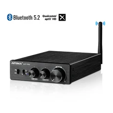AIYIMA 오디오 TPA3255 가정용 전력 증폭기 Bluetooth A07 PRO 2.0 스테레오 스피커 HiFi 300Wx2 클래스 D, 06 With 48V 5A US Plug, 01 China Mainland, 01 A07 pro