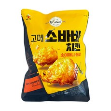 CJ제일제당 고메 소바바 치킨 소이허니 순살 치킨 (냉동) 375g /무료배송, 1개