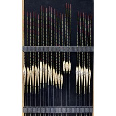 魚作釣研 烏鰡標 蘆葦材質 福壽標 池釣浮標 3分-5分, 1個, G,5分