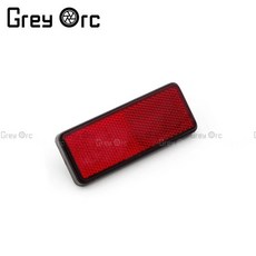 오토바이 머드 가드 슈퍼 리어 펜더 커버 라이센스 플레이트 브래킷, 기본, 1개, 5. Square Reflective