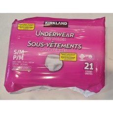 코스트코 성인용기저귀 커클랜드 시그니춰 21매 팬티형 요실금 노인 산모 일회용 요양, 21개입, 1개