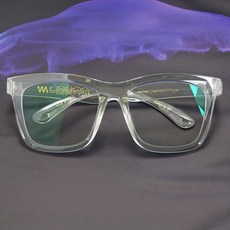 하루홀릭 빅 오버사이즈 국내생산 하드멀티코팅 블루라이트 차단 사각 뿔테안경