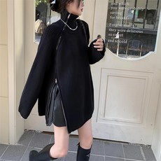 女款 I AM MONG Belnito 拉鍊重點高領針織衫