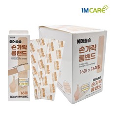 에어솔솔 손가락 롱밴드, 1개, 16개입