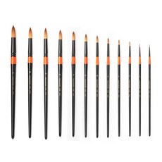 화홍 수채화붓 700R 둥근붓 6호