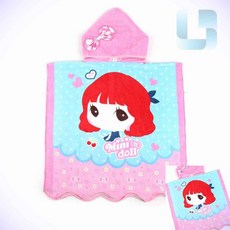 미니돌 비치가운 아기목욕가운 아기샤워가운 후드비치타올