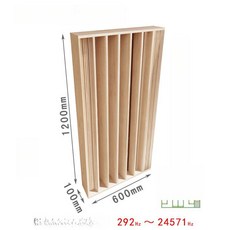 원형 코너 베이스 차음재 방음재 흡음판 우드 트랩 음향판 작업실, 1개