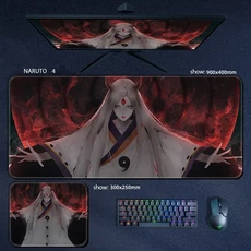 나루토 마우스 패드 애니메이션 게임 2차원 크리 에이 티브 데스크 키보드 맞춤형 만화 도매, 02 800X300X3, 25 NARUTO-04