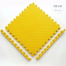 어린이집 층간소음 방지매트 퍼즐매트-하얀색 / 60x60x2.0cm 6장, 1개, 미디엄옐로우