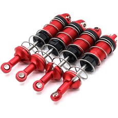 업그레이드 금속 충격 흡수 댐퍼 부품: RC 자동차 부품 H16BM H16GT H16DR 16207 16208 16209 16210 H16H 빨간색, Red
