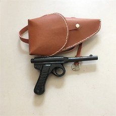 연극용 총 일본순사 가짜권총 마우저 C96 무대 연극 소품, 일본 킹 에잇 박스 + 홀스터