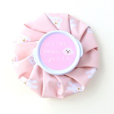 로앤제이 골프장 얼음주머니 휴대용 냉주머니 얼음 냉온찜질, 토끼(핑크), 1개