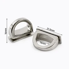 5/10/20Pcs 가방 걸이 금속 버클 10/14mm 핸드백 스트랩 체인 O 링 후크 나사 네일 패스텍스 사이드 하드웨, 01 20Pcs, 08 BF021 Silver