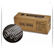 카피어랜드 코일링 제본링 8mm 투명 1kg 약140입 30매용