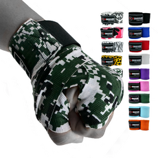 링사이드코리아 마이스터 복싱핸드랩 반신축 멕시코 스타일 권투 스트랩 주니어 이너 붕대 1쌍, 그린카모, 3.5m