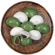 (셀브)개별포장 2색바람떡 1kg+1kg 굳지않는떡, 999g, 2개