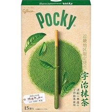 일본 글리코 포키 우지 말차 자이언트 포키 14개입 1팩 일본과자 시즌한정, 1