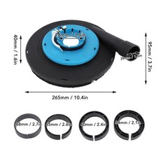 맷돌 연마기 먼지 덮개 표면 연삭 9 인치 앵글 블루 B 230L