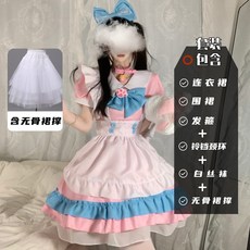 하녀 풍성 졸업사진 우정사진 로리타 롤리타 일본 한국 드레스 원피스 옷 공주풍 레이스 귀여운 데일리 여자 학생 코스프레 코스튬 빅사이즈 lolita